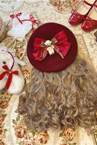 Sweet Winter Christmas Lolita Beret