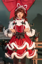 Star Wish ~Sweet Christmas Lolita JSK/Blouse