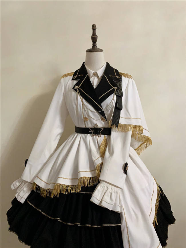 Honored Knight Military Lolita Blouse, Skirt, Coat