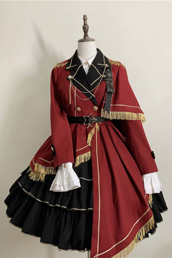 Honored Knight Military Lolita Blouse, Skirt, Coat