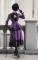 Purple + Black Long Skirt Only