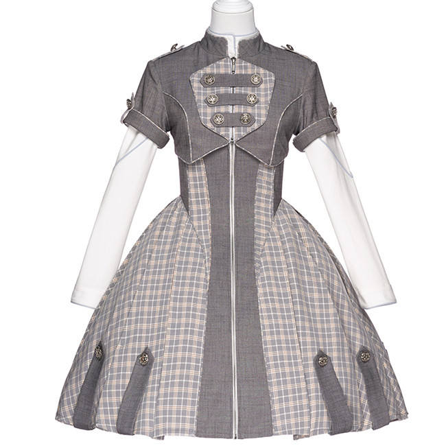 YUPBRO Lolita Vicabi Military Lolita Dress