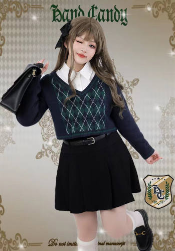 Hard Candy ~College Style Blouse, Skirt, Sweater