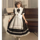 Little Maid Dress Winter Halloween Lolita Dress One Pieces