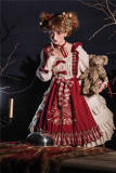 Little Red Riding Hood Christmas Lolita Dress, Blouse, Cape
