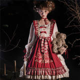 Little Red Riding Hood Christmas Lolita Dress, Blouse, Cape