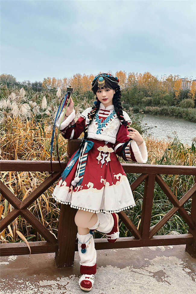 Alice Girl ~Lucky Rabbits Qi Lolita Dress, Vest, Cape