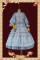 Blue Top + Skirt( with Blue Net Yarn)