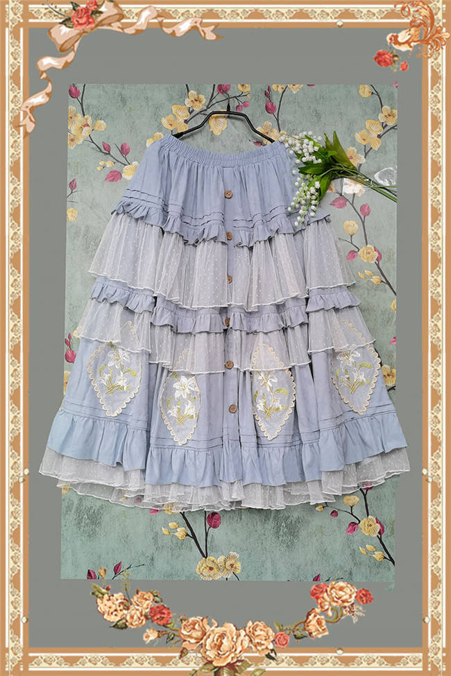 Infanta Lily Cotton Lolita Top, Skirt