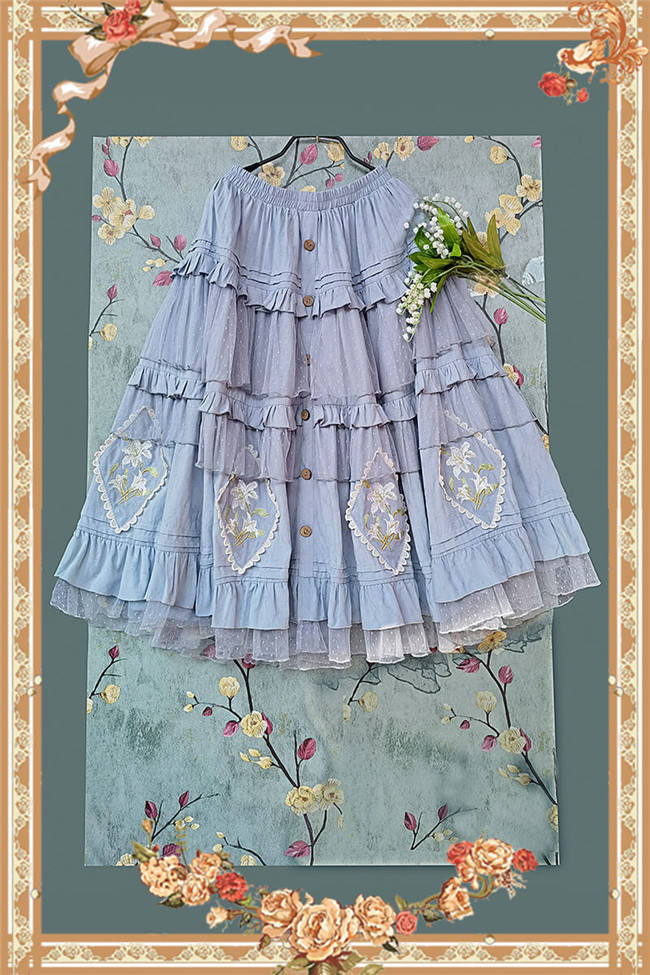 Infanta Lily Cotton Lolita Top, Skirt