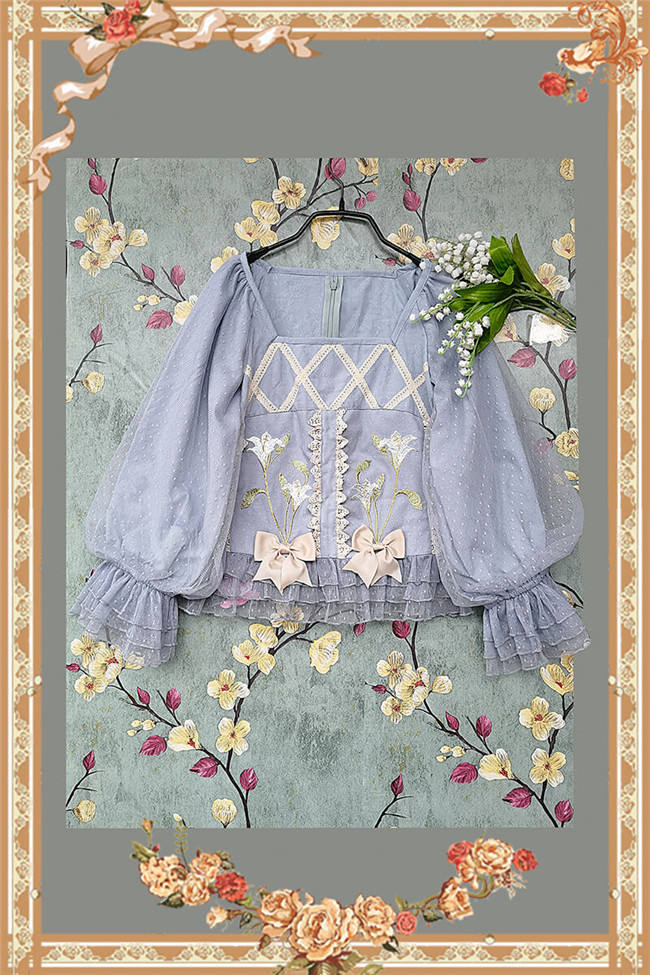 Infanta Lily Cotton Lolita Top, Skirt