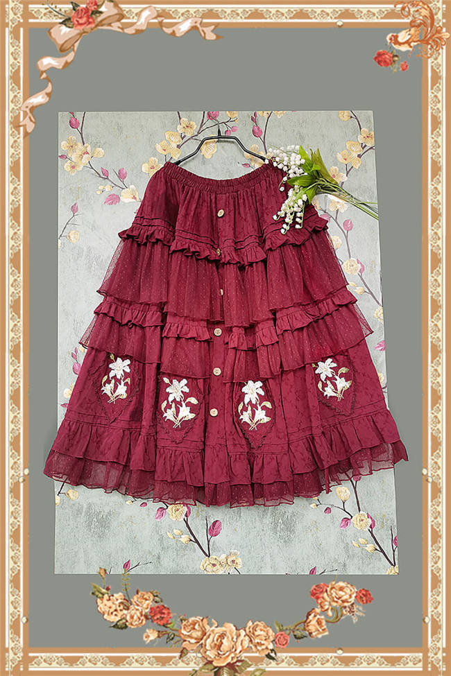Infanta Lily Cotton Lolita Top, Skirt
