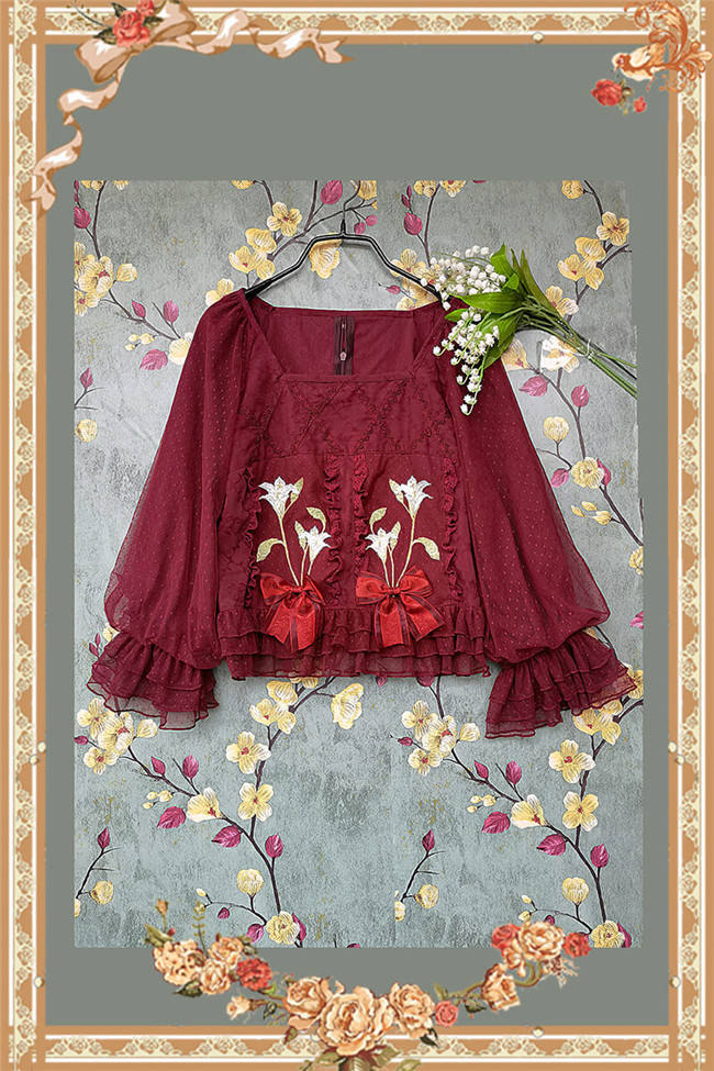 Infanta Lily Cotton Lolita Top, Skirt