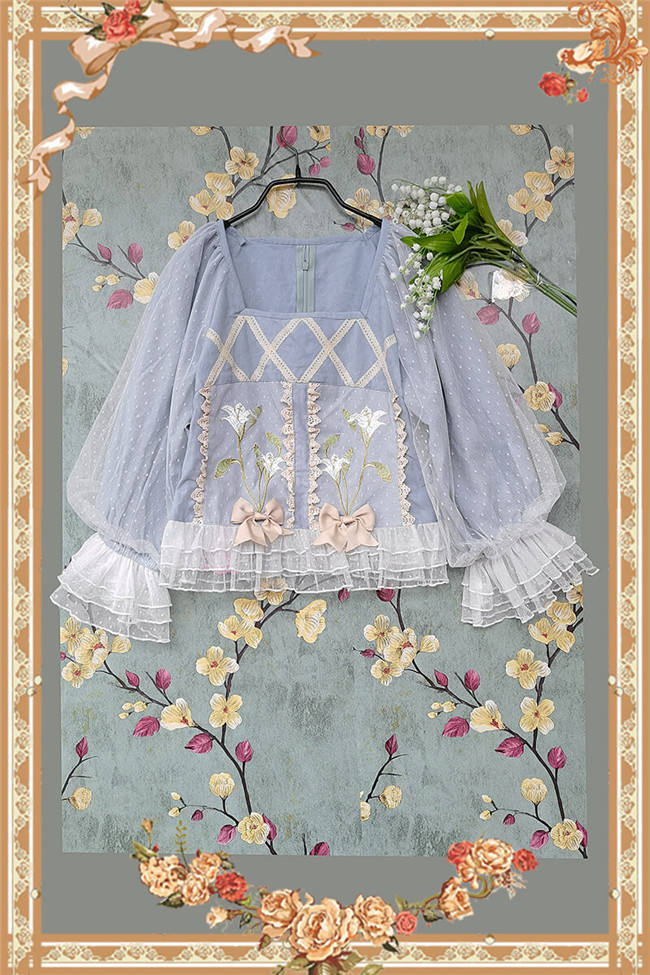 Infanta Lily Cotton Lolita Top, Skirt
