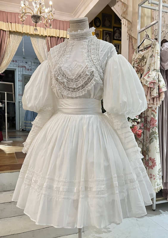 Lace Garden Cold Summer Victoria Blouse Skirt