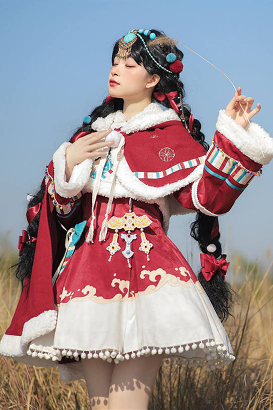 Alice Girl ~Lucky Rabbits Qi Lolita Dress, Vest, Cape
