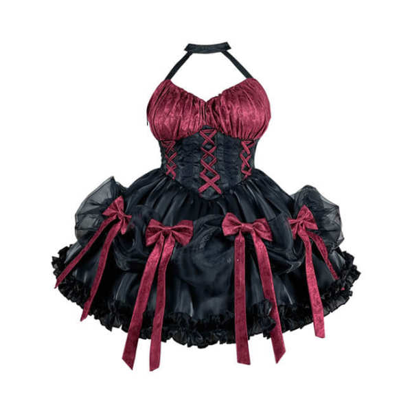 Diamond Honey Succubus Rose Gothic Lolita Dress -My Lolita Dress