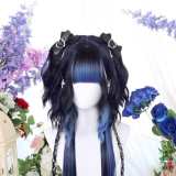 Dalao Home Noble Gradient Blue Lolita Wigs