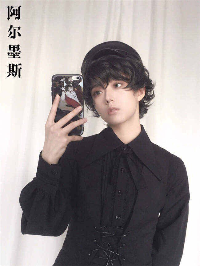 Princess Chronicles Ouji Fashion Blouse Black White Red Green Size M - In Stock