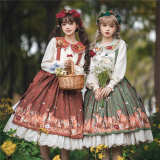 Miss Point ~Little Fox in Wood Classic Lolita Skirt/Overskirt