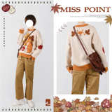 Miss Point ~Little Fox in Woods Knitwear Sweater