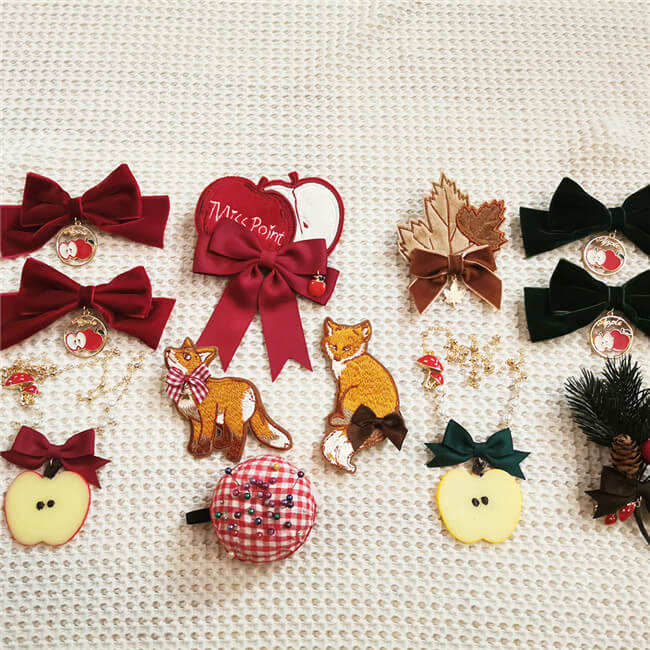 Miss Point ~Little Fox in Woods Sweet Lolita Accessories