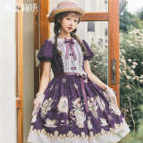 Tulip 3.0 Embroidery Collar Classic Lolita Dress One Pieces