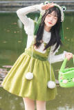 Withpuji Frog Sweet Lolita Dress, Blouse and Hat