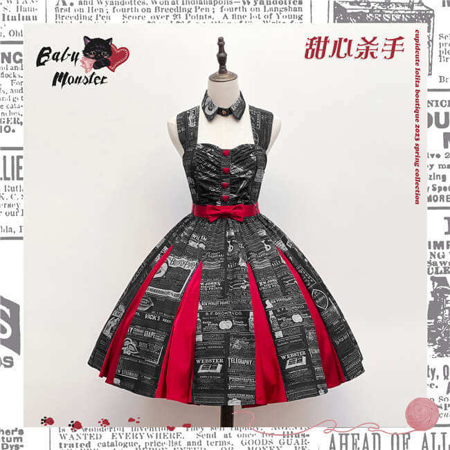 Cupid Cute Vintage Sweet Killer Lolita Dress Blouse and Accessories