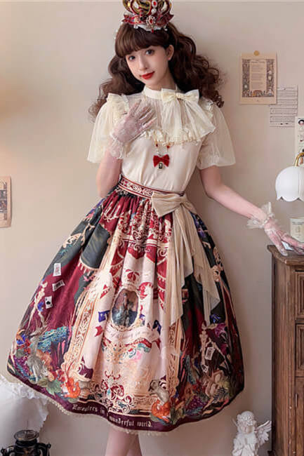 Miss Point ~Kaleidoscope Classic Lolita Skirt