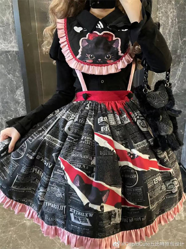 Cupid Cute Vintage Sweet Killer Lolita Dress Blouse and Accessories