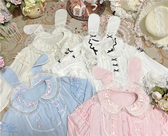 Take Away the Rabbits Sweet Lolita Dress, Coat and Blouse