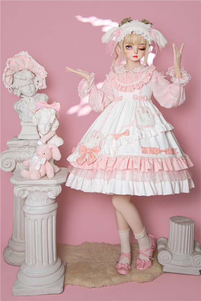 Take Away the Rabbits Sweet Lolita Dress, Coat and Blouse