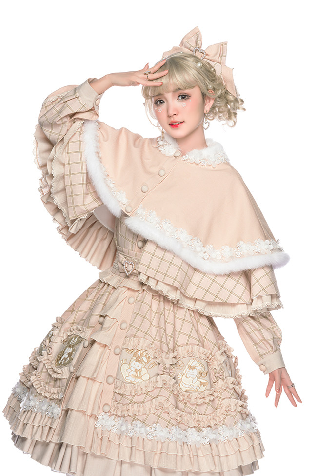 YUPBRO Lolita Heriford Classic Lolita Skirt, Blouse, Cape and Accessories -  My Lolita Dress