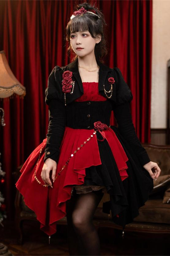 Doris Night Doris Night The Feast of Roses Lolita Dress and Coat -My Lolita Dress