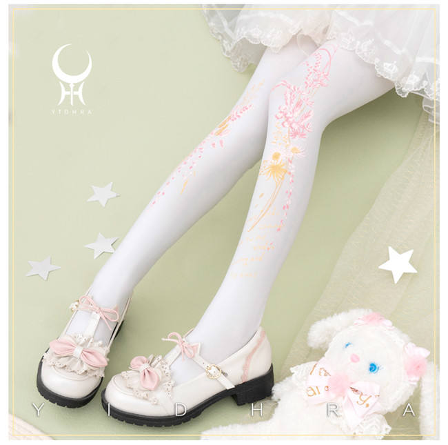 Yidhra Preserved Flower Lolita Tights