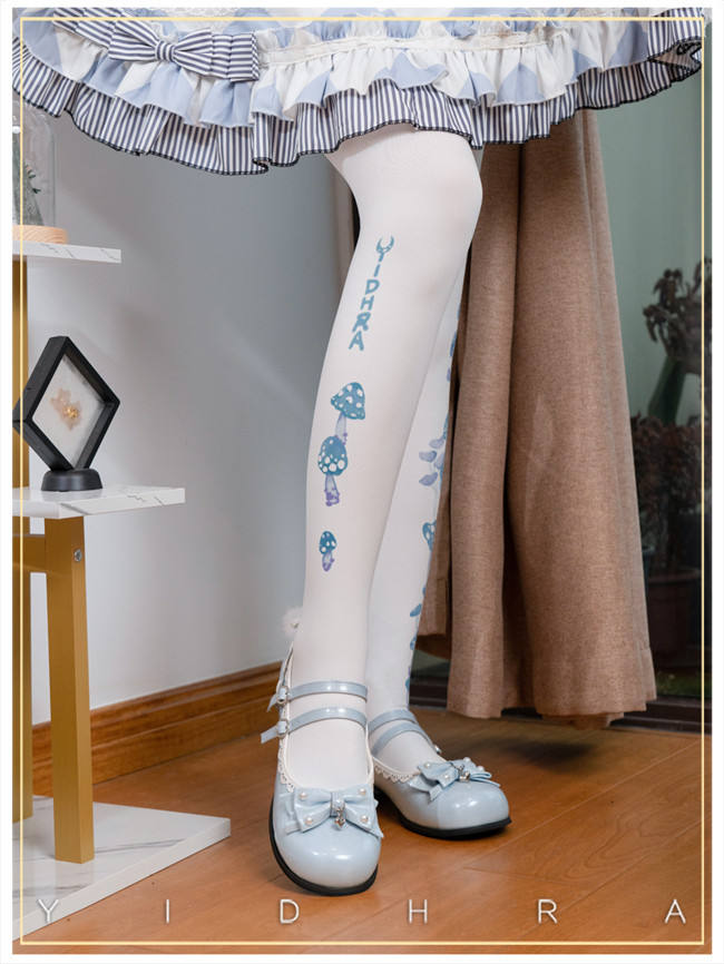 Yidhra Mushroom Forest Lolita Tights -120D