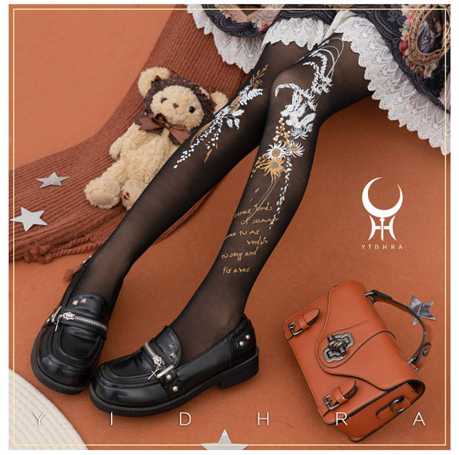 Yidhra Preserved Flower Lolita Tights