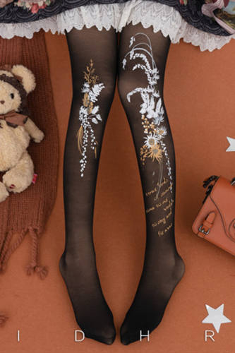 Yidhra Preserved Flower Lolita Tights