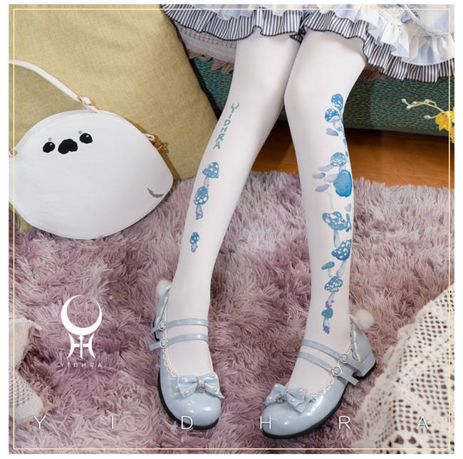 Yidhra Mushroom Forest Lolita Tights -120D