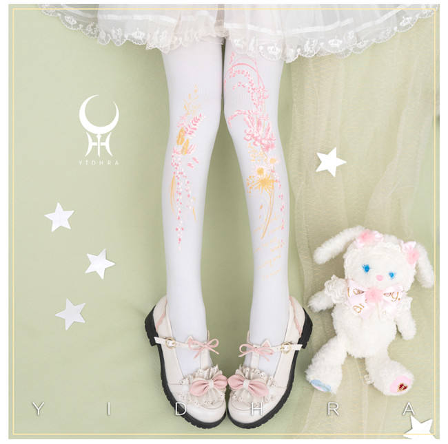 Yidhra Preserved Flower Lolita Tights