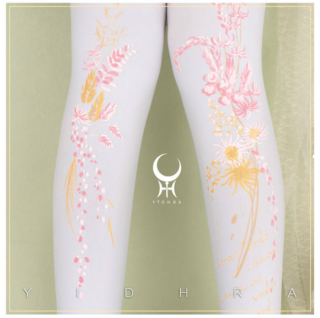 Yidhra Preserved Flower Lolita Tights