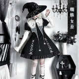 Spider Witch Gothic Lolita Dress and Set-in Sleeves