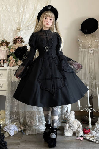 LeMiroir Moonlit Prayer Gothic Lolita Dress