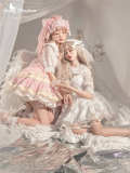 Honey Machine Waltz Sweet Lolita Dress White Pink