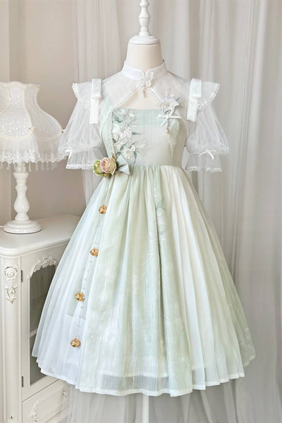 Wind Sways Lily Lolita Jumper Dress and Bolero