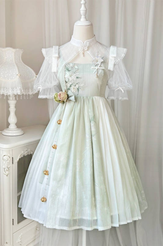 Wind Sways Lily Lolita Jumper Dress and Bolero