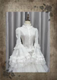 Lilico Hime Sleeves Gothic Lolita Blouse White XL - In Stock