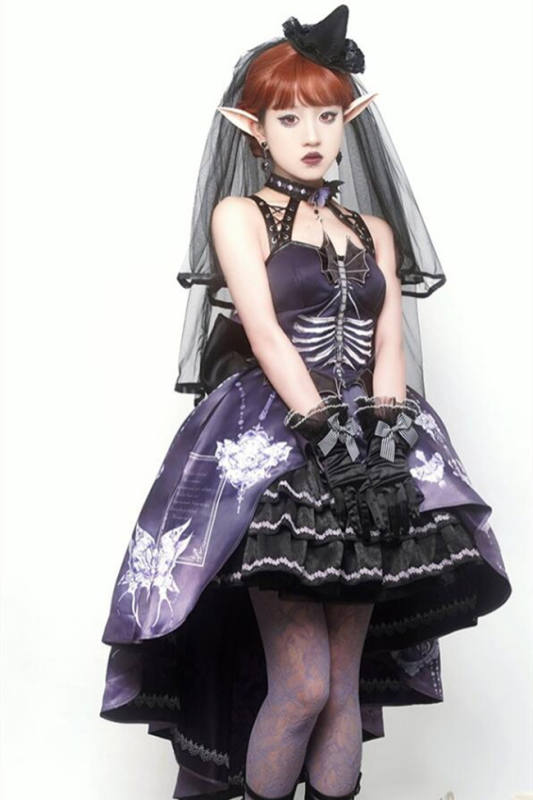 Skeletons Feast Gothic Lolita Dress Jumpers