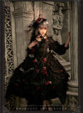 Bramble Rose Bones Rose Gothic Lolita Dress